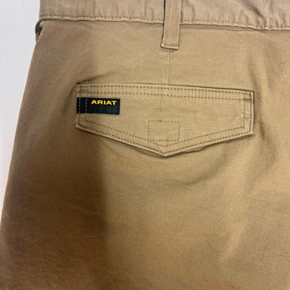 ARIAT Rebar M4 Relaxed Fit Work Shorts DuraStretch Brown Size 42 Cargo - Picture 5 of 8